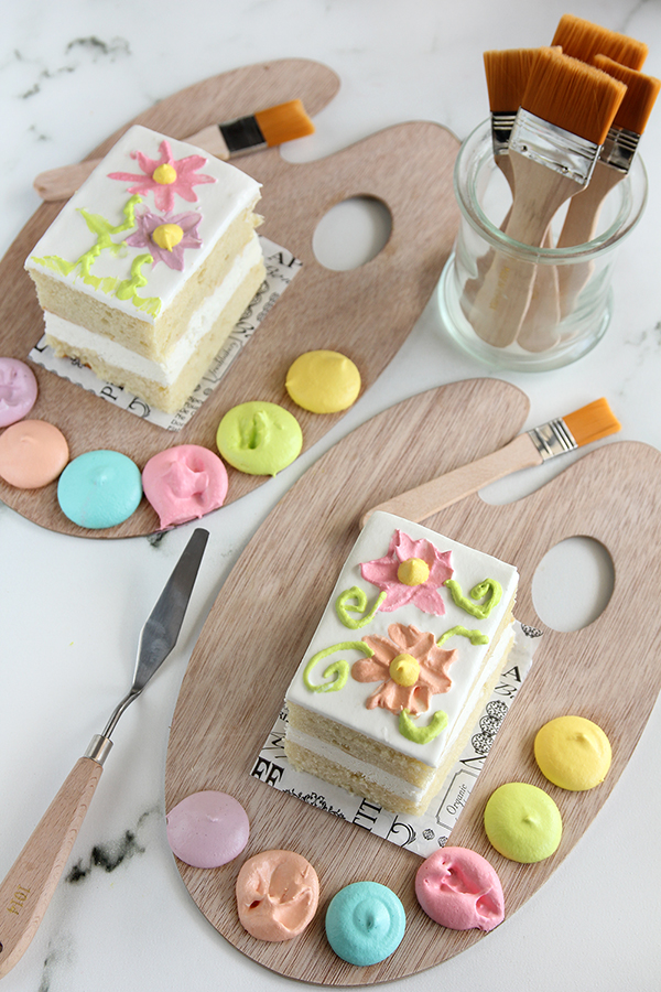 עוגת וניל וקרם חמאה - לצביעה עצמית