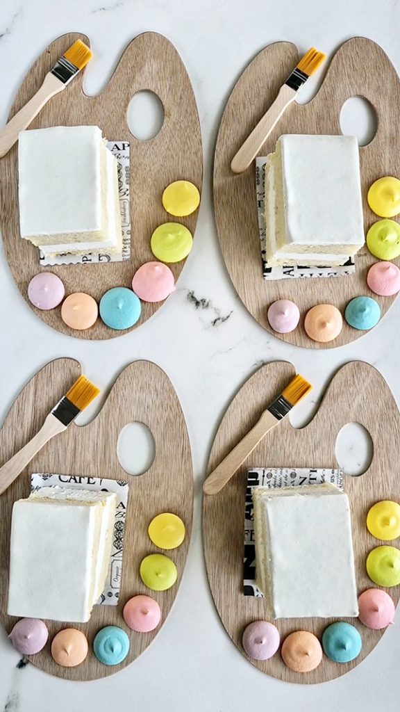 עוגת וניל וקרם חמאה - לצביעה עצמית