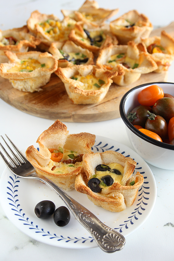 פשטידות אישיות בקלתית פרוסת לחם