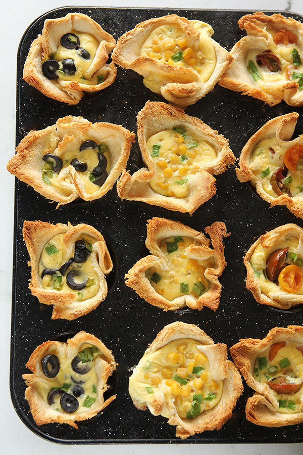 פשטידות אישיות בקלתית פרוסת לחם