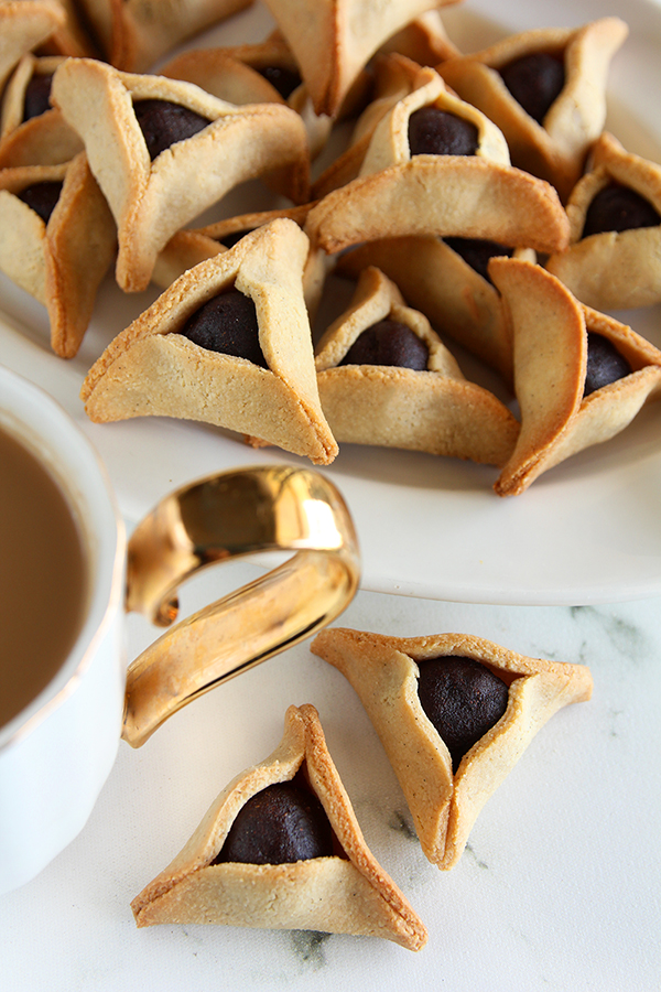 אוזני המן בריאות יותר (טבעוניות וללא גלוטן)