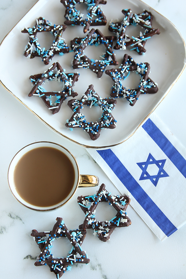 מגן דוד בייגלה ושוקולד