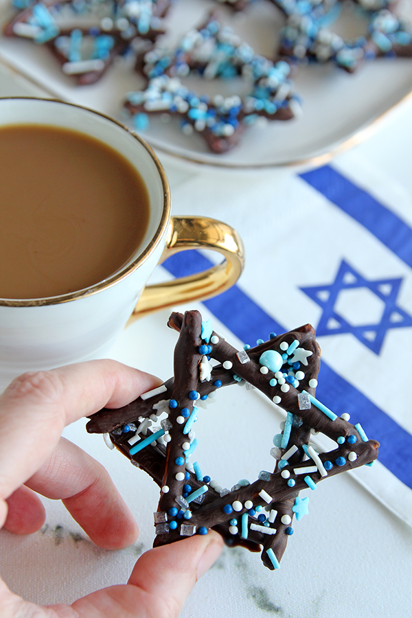 מגן דוד בייגלה ושוקולד